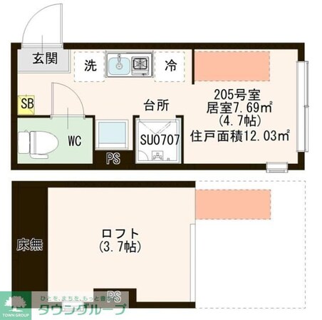 グレイス前野町の物件間取画像